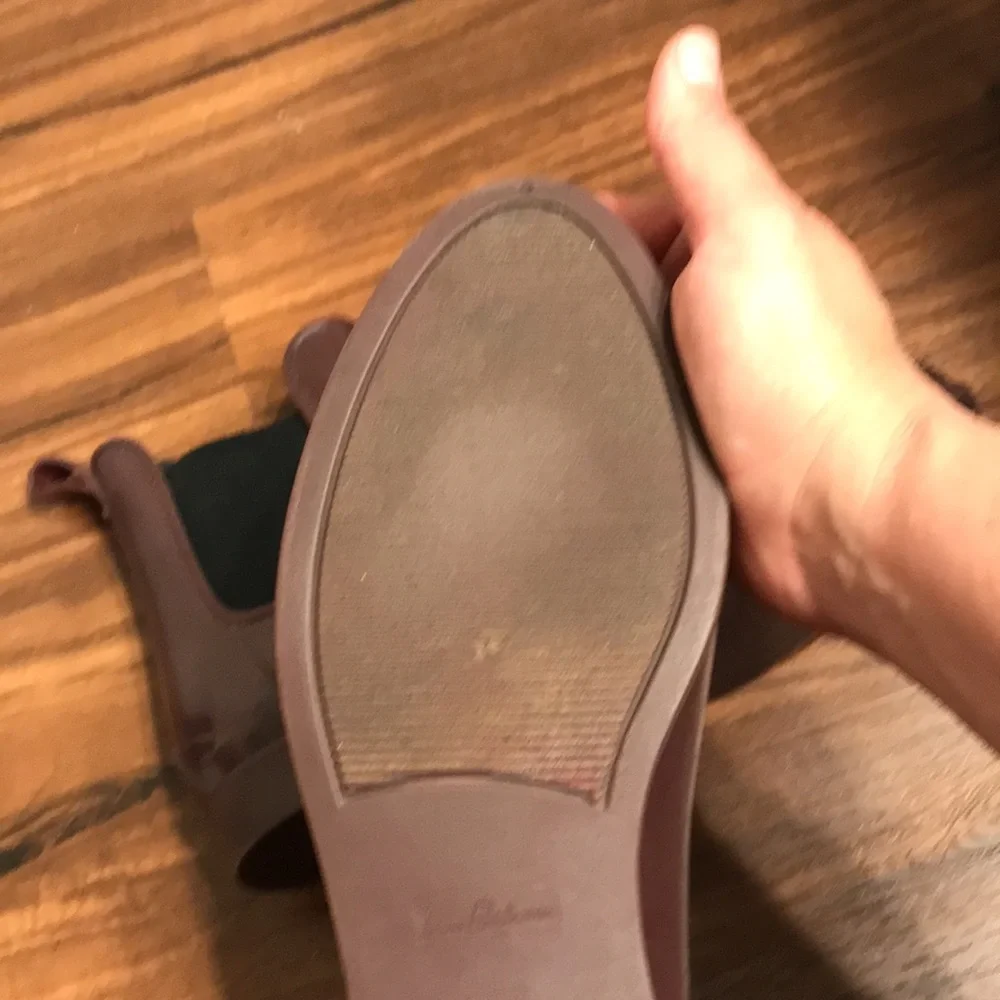 Sam Edelman plum purple Chelsea-style rain boots size 10 - non-leather